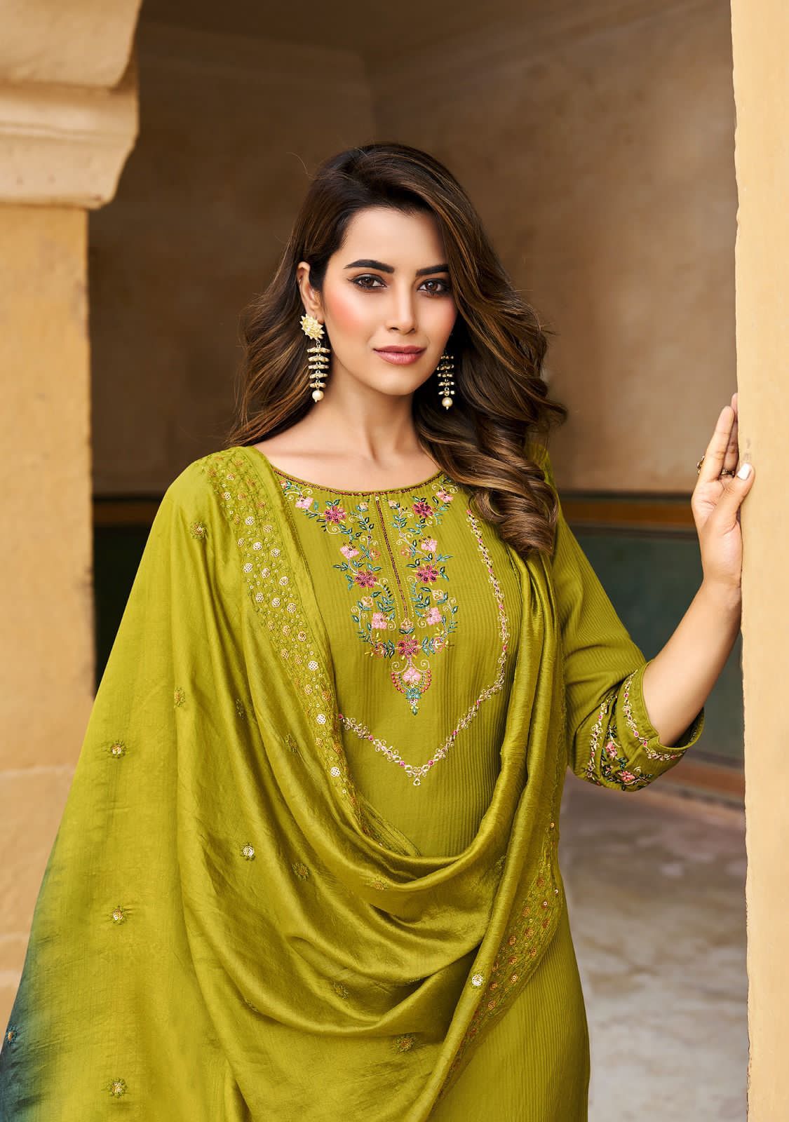 Aadhya By Ladies Flavour Embroidery Readymade Suits